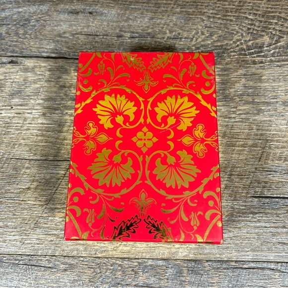 Christopher Radko Shiny Brite Gold Tone Christmas Tree Ornament & Earrings Set - Picture 6 of 7